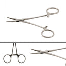 Locking Forceps Curved Mosquito Hemostat Tool 6.3 Inch Length-LW Pro
