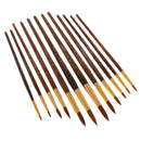 Professional Paint Brush Set 12 Pack Round Paint Brushes Artist Brushes Nylon