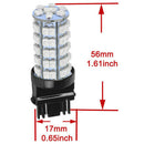 2Pcs Yellow 3157 3156 Car Reverse Light Backup 68-SMD LED Bulb Lights  OZ