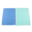 1 Pair Hair Dry Microfiber Pet Bath Towel Ultra-Absorbent and Machine Washable