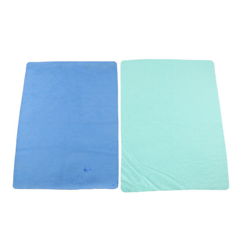1 Pair Hair Dry Microfiber Pet Bath Towel Ultra-Absorbent and Machine Washable