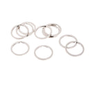 10X Metal Key Holder Split Rings Keyring Keychain Keyfob Accessories 1.5*25mm 3C