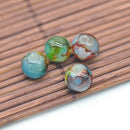 30 PCS Mult-Colour Round Natural Glass Beads 8mm Jewellery Making Hot Crafts NEW