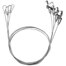 Stainless Steel Exhibition Art Gallery Photo Display Wire Cable Hook (4PCS) A