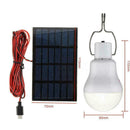 Portable Solar Power Led Bulb Lamp Solar Panel Applicable Outdoor Lighting D9U6