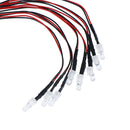 8 LED 5mm White Color Red Color LED Light Set for HSP RC CarsJA,a