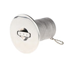 Boat Deck Fill / Filler Keyless Cap 2inch / 50mm - Gas 316 Stainless Steel