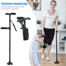 Telescopic Folding Canes LED Light Aged Walking Sticks Poles for the Elder