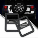 Tail shade tail lamp frame head flat tail lamp protective cover for Jeep Wr