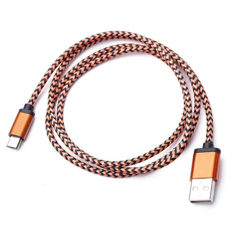 Braided Aluminum Micro USB Data&Sync Charger Cable For Android Phones On Sale