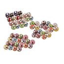 20x Metallic Style Acrylic Loose Beads for DIY Necklace Bracelet Jewelry