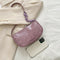 Casual Alligator PU Women Handbag Tote Chain Underarm Shoulder Bag (Purple)