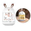 Humidifier Air Purifier Freshener Aroma Essential Oil Diffuser Rabbit White