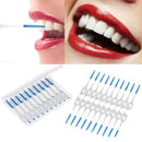 40PCS Clean Tooth Floss Head Hygiene Dental Plastic Interdental Brush ToothS Ew