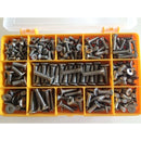 260 Pack of Stainless Steel Hex Socket ,Countersunk Screws Self Allen Bolts ,M4,