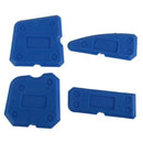 4Pcs Caulking Tool Tile Grout Scraper Floor Sealant Removal Household Trimming