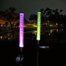 2Pcs Garden Solar Lights Outdoor Rgb Color Changing Solar Powered for Garde