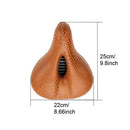 Seat Cushion Mountain Bike Shock Absorption Bicycle Saddle Leopard Print Soft