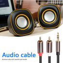 3.5mm Jack to 2 RCA AUX Audio Cable 1/8 Male to 2RCA Male Splitter (1m) A