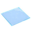100x100x1mm Blue Heatsink Cooling Thermal Conductive Silicone Pad Uncut Mat 3C