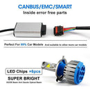 2x Car H7 Canbus LED Lamp Headlight Kit Cool White 40W 8000LM Beam Bulbs 6000KME