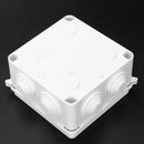 White ABS IP65 Waterproof Enclosure Square Junction Box 100x100x70mm G3S5