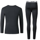 2pcs Seamless Fleece Clothes Set Letter Men Fitness Tops Pants (Black 3XL) A