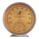 Stainless Steel Dial Analog Thermometer Hygrometer Temperature Humidity Meter