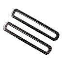 2x Carbon Fiber Air Vent Outlet Frame Cover Trim For Ford 2015-2017