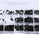 480Pcs/Set M2 M2.5 M3 Din7991 Iso1064 Black Grade 10.9 Countersunk Head Soc U1N3
