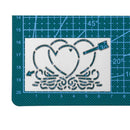 Arrow Heart Metal Cutting Dies Stencil Embossing Folder Scrapbooking Album Card