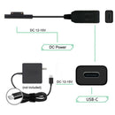 USB 3.1 Type C USB-C Female DC 12-15V to for Surface Lap Top Pro3 Pro4 Pro5 B4W5