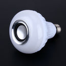 Intelligent E27 LED White + RGB Light Ball Bulb Colorful Lamp Smart Music A