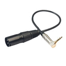 90 Degree Right Angle Auxiliary Cable Public Audio Transfer Line Microphone