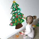 Children DIY Christmas Tree Handmade Felt Cloth Smooth Cutting Xmas Tree
