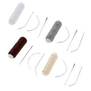 4 Sets Hair Sewing Weaving Thread Needles Kit For Hair Track Extensions Weft
