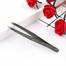 Professional eyebrow tweezers hair beauty slanted stainless steel tweezer JR