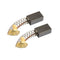 2 Pcs 7mm x 11mm x 18mm Electric Replacement Motor Carbon Brushes
