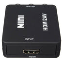 Mini 1080P HDMI to RCA Audio Video AV CVBS Adapter Converter For Smart TV Box TV