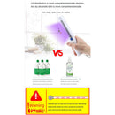 Portable LED UVC Disinfection Lamp Handheld Germicidal UV Sterilizer Lights for