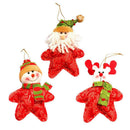 3pcs Santa Claus Snowman Deer Red Wine Bottle Cover Christmas Xmas Decor