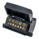 12 Pin Australian Trailer Flat Female Socket Caravan Connector with PVC Cap