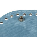 2pcs 64 Holes PU Bag Pad Shaper Tote Bottom Insert Hand-woven Bag Accessory