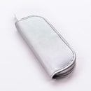Leather Makeup Toiletry Bag Organizer Travel Pure Color Zipper Cosmetics Pouch