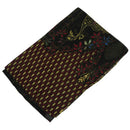 Women Peacock Chiffon Scarf Long Soft Shawl Silk Wrap Neck Warm Stole black Z1F8