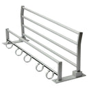Double Aluminum Wall Mounted Bar Bathroom Holder Towel Rail Storage Rack Sh