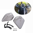 2PCS Motorcycle Plastic Handguards Handlebar Hand Guards Bike Brush Wind Guard