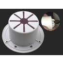 Electric Power Cord Cable Hatch Fits for 30 50 Amp Cords Round Polar White