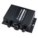 DC12V Aluminum Alloy Auto Stable Power Amplifier Car Home Black Music Receiver