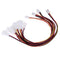 5Pcs 12V 3 Pin Female to 2/3 Pin Male PC Fan Power Splitter Extension Cable